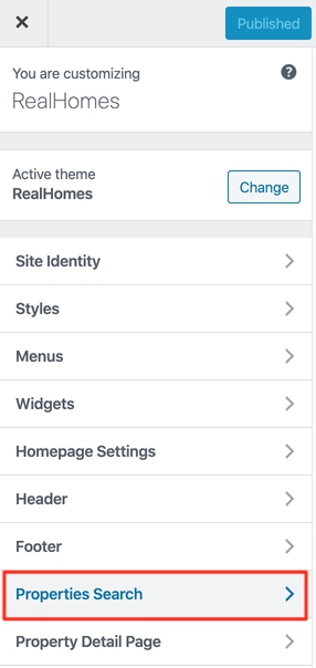 Search Form Over Image on Homepage
