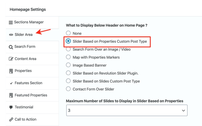 Home Page Slider