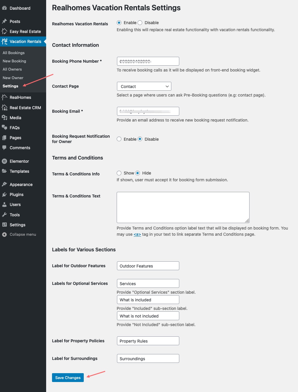 Vacation Rentals Plugin