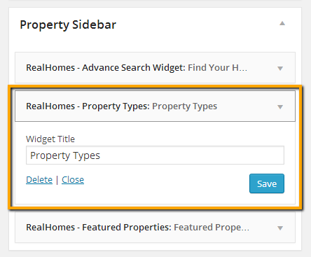 RealHomes Documentation